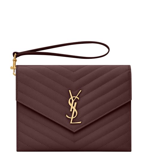 saint laurent clutch saks|saint laurent wallet.